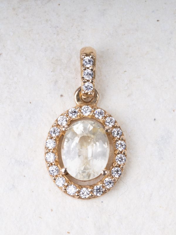 Solaris Shine – Yellow Sapphire Pendant