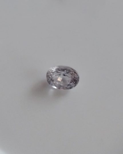 Natural white Sapphire 0.80 Carat