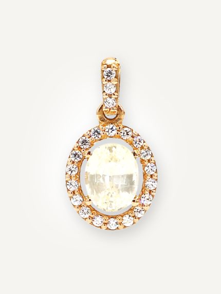 Yellow Sapphire Pendant